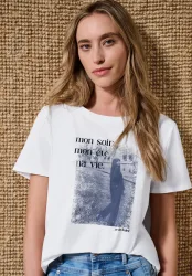STREET ONE Print-Shirt mit Fotoprint, Baumwolle, Rundhalsausschnitt
