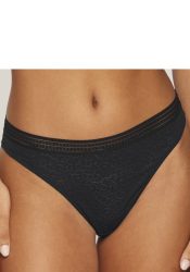 Lascana - String, für Damen, Black, Größe 42