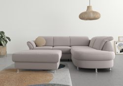 sit&more Ecksofa, wahlweise mit Bettfunktion, Bettkasten und Kopf- und Armteilverstellung