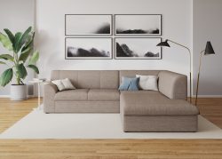 DOMO collection Ecksofa »Topper«, mit Ottomane, wahlweise mit Schlaffunktion