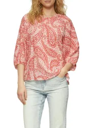 s.Oliver, s.Oliver Klassische Bluse mit All-Over Print