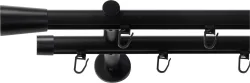 SN DECO GROUP Gardinenstange Ø 19 mm 2 läufig-läufig Fixmass;kürzbar