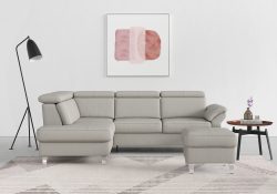 sit&more Ecksofa, inklusive Kopfteilverstellung und Federkern