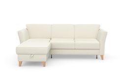 sit&more Ecksofa »Visby«, Wahlweise mit Bettfunktion und Bettkasten, frei im Raum stellbar, mit Federkern, auch erhältlich in dem besonders leicht mit Wasser zu reinigendem 