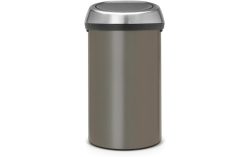 Brabantia-Touch Bin Mülleimer 60L, Platinum