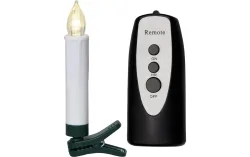 STAR TRADING LED Baumkerzen 13cm 12.003-50-1 weiss, Remote 10 St&uuml;ck