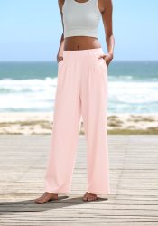 H.I.S Palazzohose mit weitem Bein und kleinen Falten am Bündchen, Loungewear