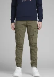 Jack & Jones Junior - Hose, 134, Khaki