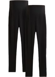 bonprix Umstandsleggings Baumwoll-Jersey mit Elasthan, mit breitem Jerseybund, Skinny Fit