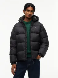 Tommy Jeans - Daunenjacke mit Kapuze, für Herren, Black, Größe S