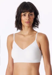 Schiesser - Invisible Soft Bustier, für Damen, Weiss, Größe 42