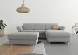 sit&more Ecksofa, wahlweise mit Bettfunktion, Bettkasten und Kopf- und Armteilverstellung