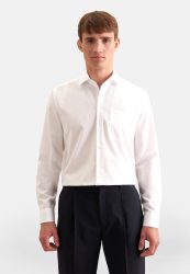 Seidensticker - Business Hemd Regular Fit Langarm Uni, für Herren, Weiss, Größe 42