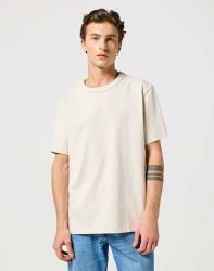 Wrangler - T-shirt Shortleeves Solid Tee, für Herren, Beige, Größe S