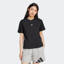 adidas - T-Shirt, kurzarm, für Damen, Black, Größe M