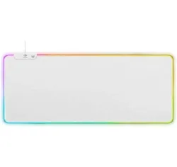 DELTACO RGB Gaming Mousepad GAM-079-W XL Wide, White