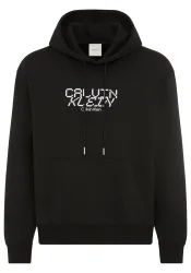 Calvin Klein Kapuzensweatshirt, Regular Fit, Kängurutasche, Logo-Schriftzug