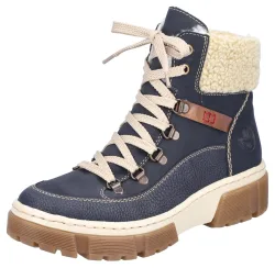 Rieker Winterboots, Schnürboots, Winterstiefelette mit Warmfutter ausgestattet