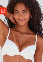 Vivance Push-up-BH mit Bügel aus weicher Baumwollqualität