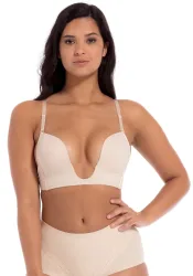 MAGIC Bodyfashion - Bügelloser BH, wattiert, für Damen, Ecru, Größe 85A