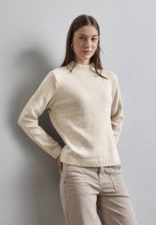 STREET ONE Strickpullover mit Rippbündchen
