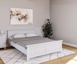 Home affaire Massivholzbett »Juventus, Bett, Massivholzbett, Holzbett, Bettrahmen«, (Breite/Belastbarkeit 140cm/180 KG), Breite 90 cm, aus massiver Kiefer, FSC®-zertifiziert