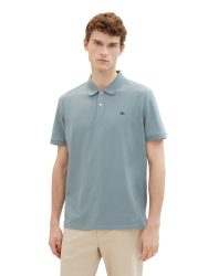 Tom Tailor - Polo Shirt, für Herren, Grau-Blau, Größe XL