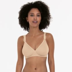 SELMA BH ohne Bügel, gefüttert in beige