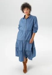 Aniston PLUS Jeanskleid in Denimqualität