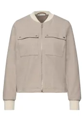 STREET ONE Blouson ohne Kapuze mit modernem Herringbone‑Muster