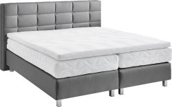 Westfalia Schlafkomfort Boxspringbett mit Knöpfen in Kristalloptik, wahlweise mit Topper