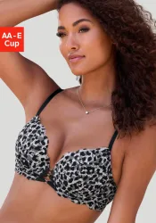 LASCANA Push-up-BH in aufregender Leo-Optik, sexy Dessous
