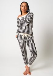 Skiny - Pyjama-Set, langarm, für Damen, Multicolor, Größe 42