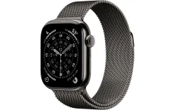 Apple Watch Series 11 GPS + Cellular Slate Titanium Case / Slate Milanese Loop Watch Series 11