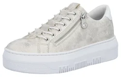 Rieker Plateausneaker Sneaker, Slip-On Sneaker, Slipper mit Schaftrandpolster