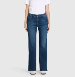 Mac - 5-Pocket Hose, für Damen, Blau Denim, Größe W42/L30