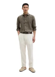 Marc O'Polo - T-Shirt, langarm, für Herren, Beige, Größe XL