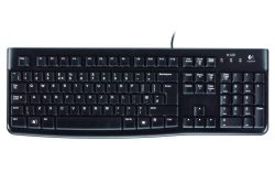 Logitech K120 Business USB-Tastatur Schweiz, QWERTZ, Windows® Schwarz
