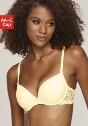 Nuance by Lascana Schalen-BH im Rücken aus Spitze, Cups aus Microtouch, Dessous