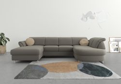 sit&more Wohnlandschaft, wahlweise mit Bettfunktion, Bettkasten und Kopf- und Armteilverstellung