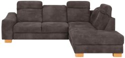 Home affaire Ecksofa »Dundee«, wahlweise mit Kopfteilverstellung und zusätzlich mit Bettfunktion und Bettkasten