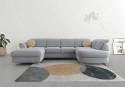 sit&more Wohnlandschaft, wahlweise mit Bettfunktion, Bettkasten und Kopf- und Armteilverstellung