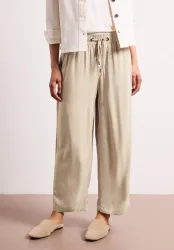 7/8 High Waist Wide Leg Hose im Loose Fit