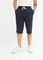 bonprix Sweatbermudas aus Baumwolle und Polyester, regular fit, casual Stil