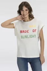 Replay T-Shirt mit überschnittenen Ärmeln