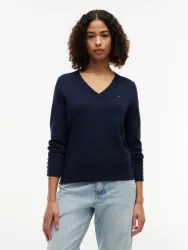 Tommy Hilfiger - Pullover, für Damen, Marine, Größe XL