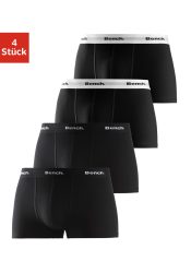 Bench. Hipster Packung, 4 Stk. knapp sitzende Boxershorts aus Baumwollmischung