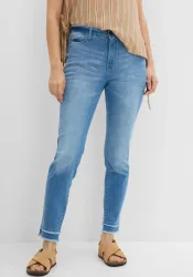 bonprix 7/8-Jeans 7/8-Schnittform, Slim Fit Passform, aus Baumwollmischung