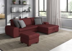 sit&more Ecksofa, wahlweise mit Bettfunktion, Bettkasten und Kopfteilverstellung, auch erhältlich in dem besonders leicht mit Wasser zu reinigendem 