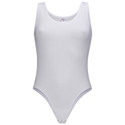 ISA bodywear - Trägerbody, für Damen, Weiss, Größe S